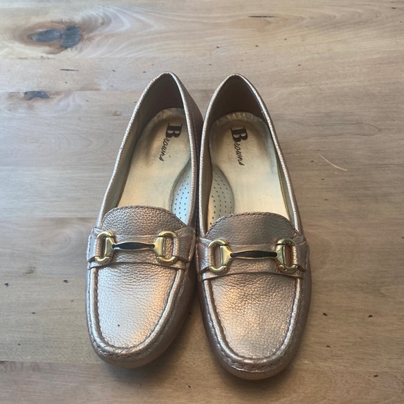Browns Gold leather loafers - Picture 1 of 4